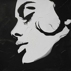Frau abstrakt