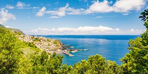 View on Seixal village on the coast of Madeira island