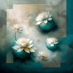 Abstrakte Blumen XI