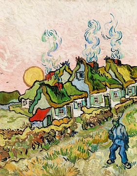 Huizen en figuur, Vincent Van Gogh