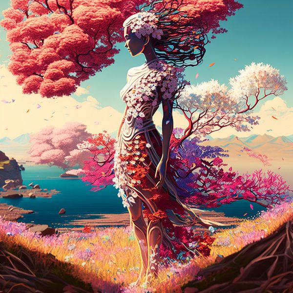 nature creature fusion tree landscape surreal dream by gm_designs