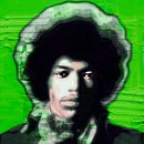 Motiv Jimi Hendrix Ultra HD - Vintage Green von Felix von Altersheim Miniaturansicht