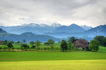 Schweizer Landschaft bei Luzern