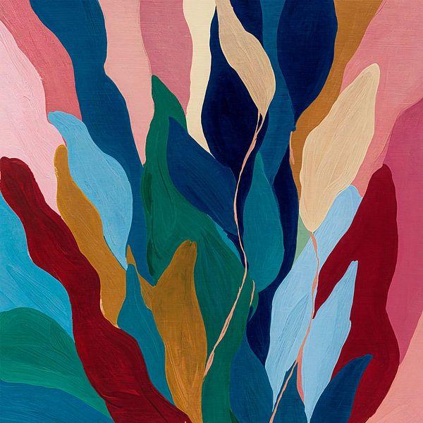 Frische Farbpalette - Modern abstrakt II von Studio Palette