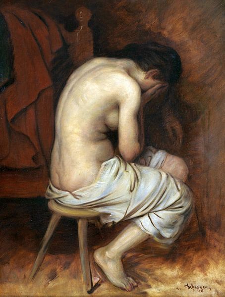 Half-naked, , FRANZ VON DEFREGGER, 1880 by Atelier Liesjes