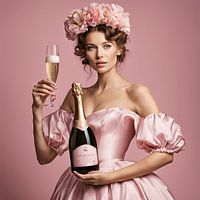 Roze champagne