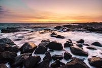 Zonsondergang Lava Beach