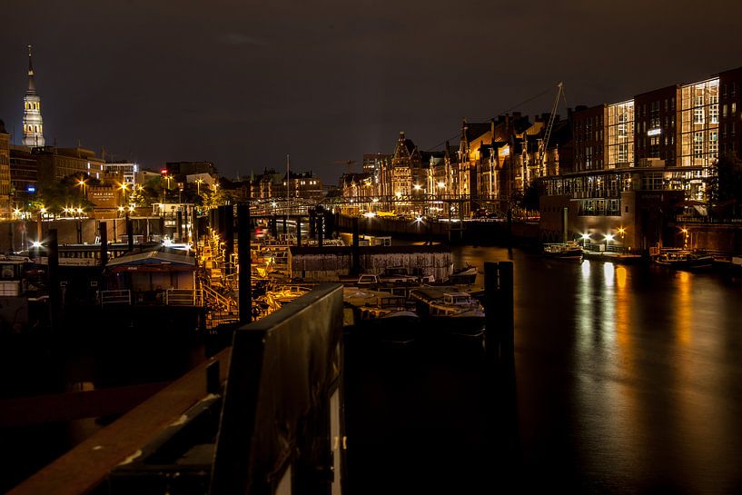 Speicherstadt la nuit par Fotostudio Freiraum