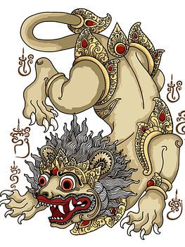 Barongan art from Bali