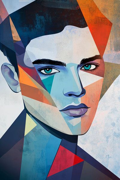 Geometrische Träume – Farbenspiel von Poster Art Shop