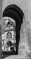Opslagplaats en binnenplaats - Kasteel van Pierrefonds - Oise - Frankrijk