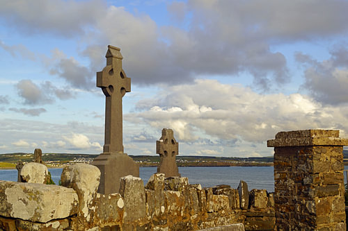 De ruïnes van de middeleeuwse kerk van Kilmacreehy