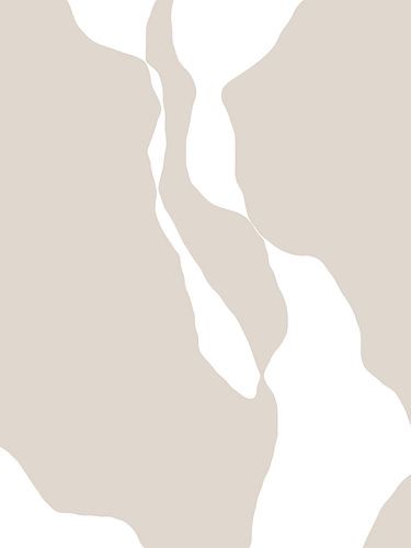 Vormen 4 | Neutraal & Wit Abstract Minimalisme