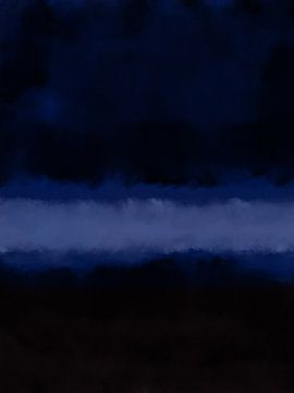 Minimalistische abstracte schilderkunst – door Mark Rothko geïnspireerde interieurkunst van Dina Dankers