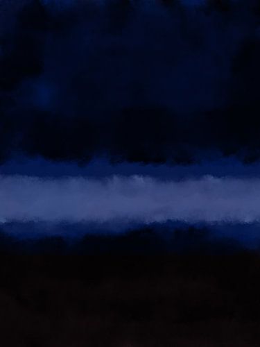 Minimalistische abstracte schilderkunst – door Mark Rothko geïnspireerde interieurkunst