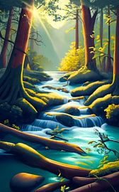 Bosatmosfeer van Ayyen Khusna