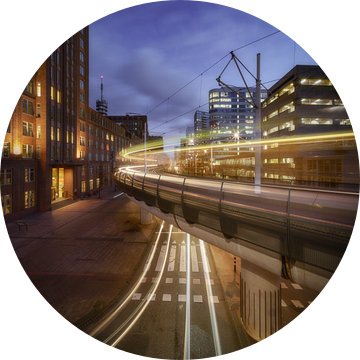 Rush hour in Beatrixkwartier in Den Haag