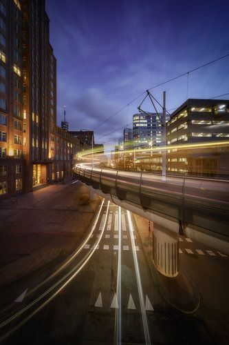 Rush hour in Beatrixkwartier in The Hague