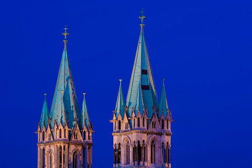 Naumburger Dom am Abend