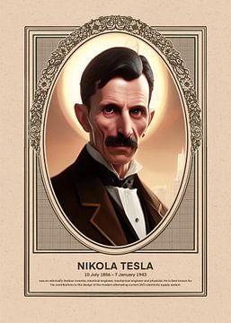 Nikola Tesla by Sahruddin Said