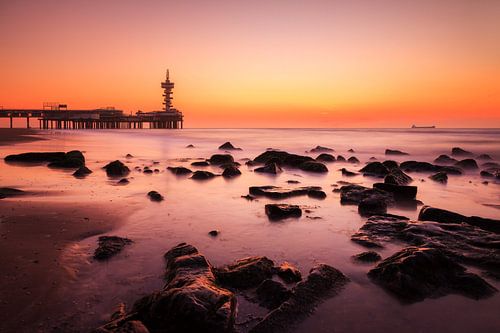 Coucher de soleil à Scheveningen 