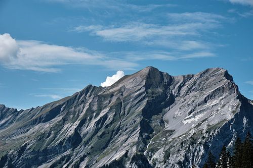Schroffes Gebirge in den Schweizer Alpen