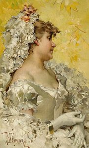 Frederik Hendrik Kaemmerer - Dame in Weiß