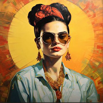 Popart Frida van Natasja Haandrikman