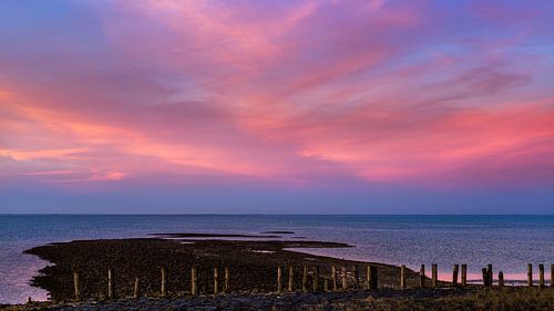Prachtige wolkenlucht boven de Oosterschelde
