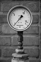 zwart foto druk meter, industrieel materiaal