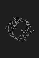Koicarp Line Art