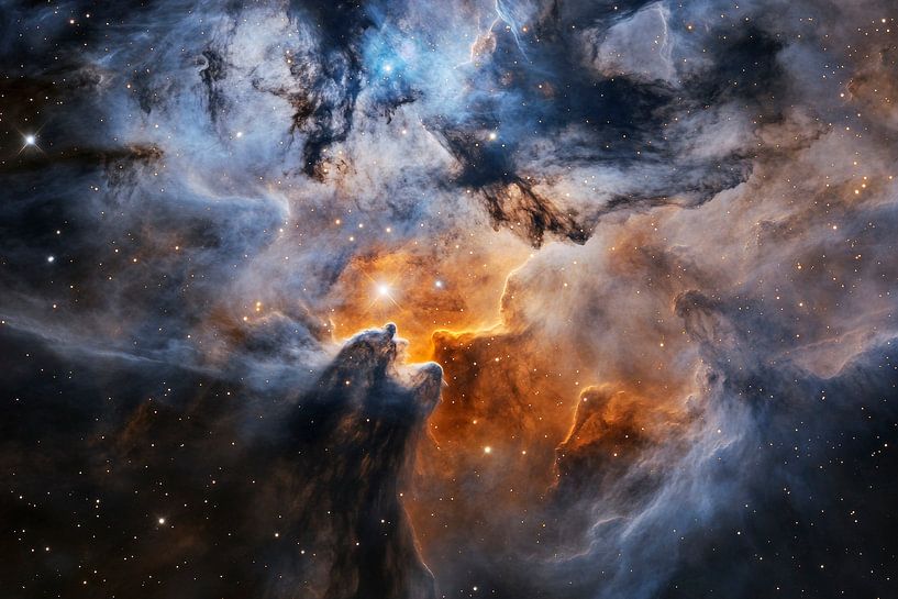 Fascinating nebulae in space by Poster Art Shop
