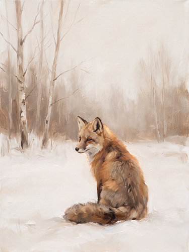 Fox in the snow – Winter Stillness
