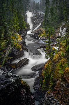 Wasserfall Norwegen von Leon Brouwer