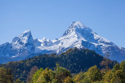 Watzmann im Herbst,  Berchtesgaden, Berchtesgadener Land, Oberba