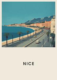Nice – Mid-Century travel poster by Albert Klee