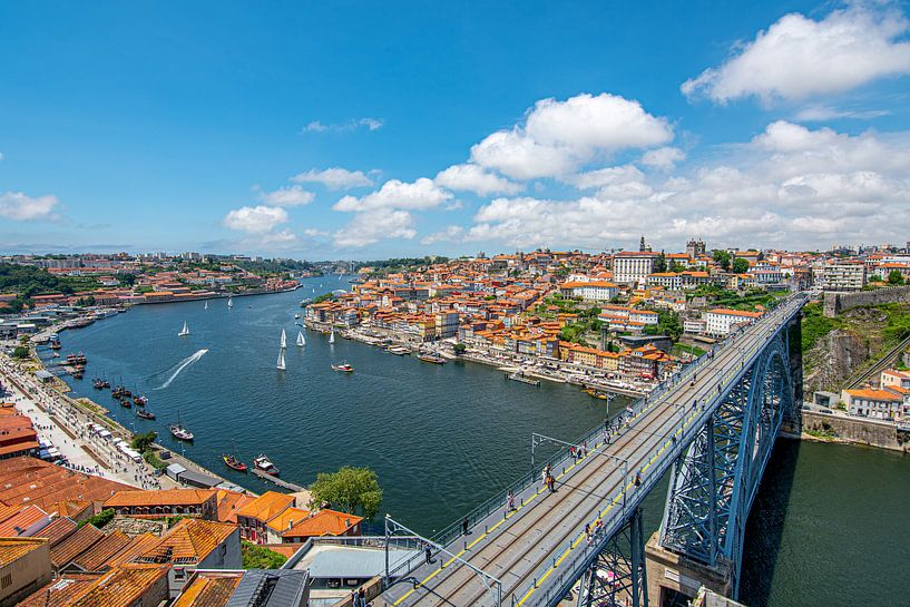 Vue d'ensemble du pont de Porto Luis I par Thomas Bartelds