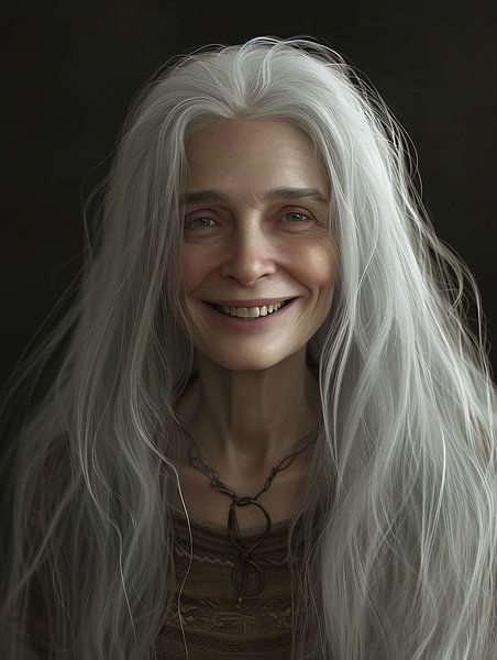 Lebenslustige Dame, zeitlos schön von fernlichtsicht