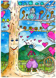 Quand l'amour embrasse le monde sur Iris & Glow
