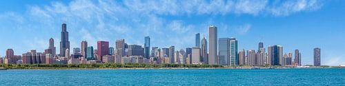 Chicago Skyline | Panorama van Melanie Viola