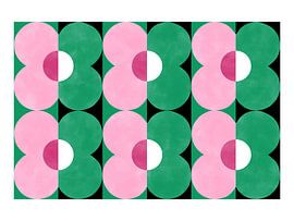 Floral Geometry Shapes by Elena Ristova