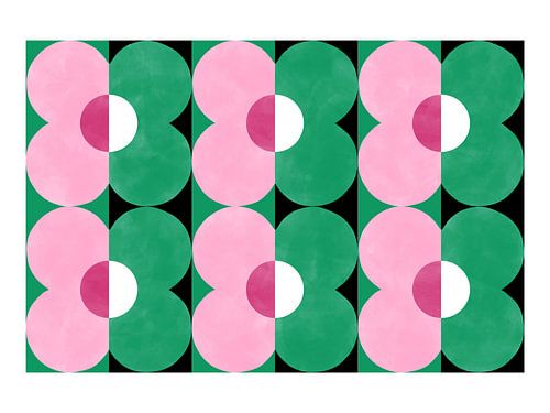 Formes géométriques florales