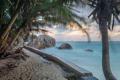 The way to the dream beach - La Digue (Seychelles)