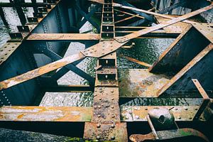 ancien pont ferroviaire Geertruidenberg sur Eugene Winthagen