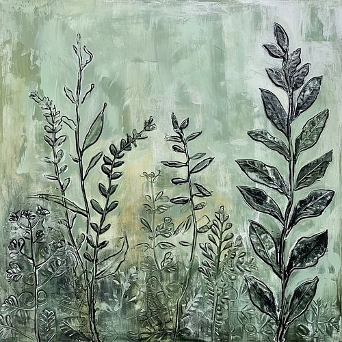 Calming Flora | Art vert botanique