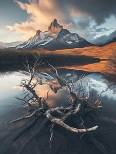 Baum im See