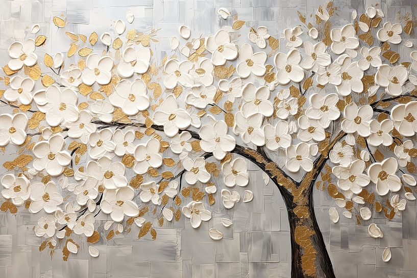 Flowering tree by Wall Wonder
