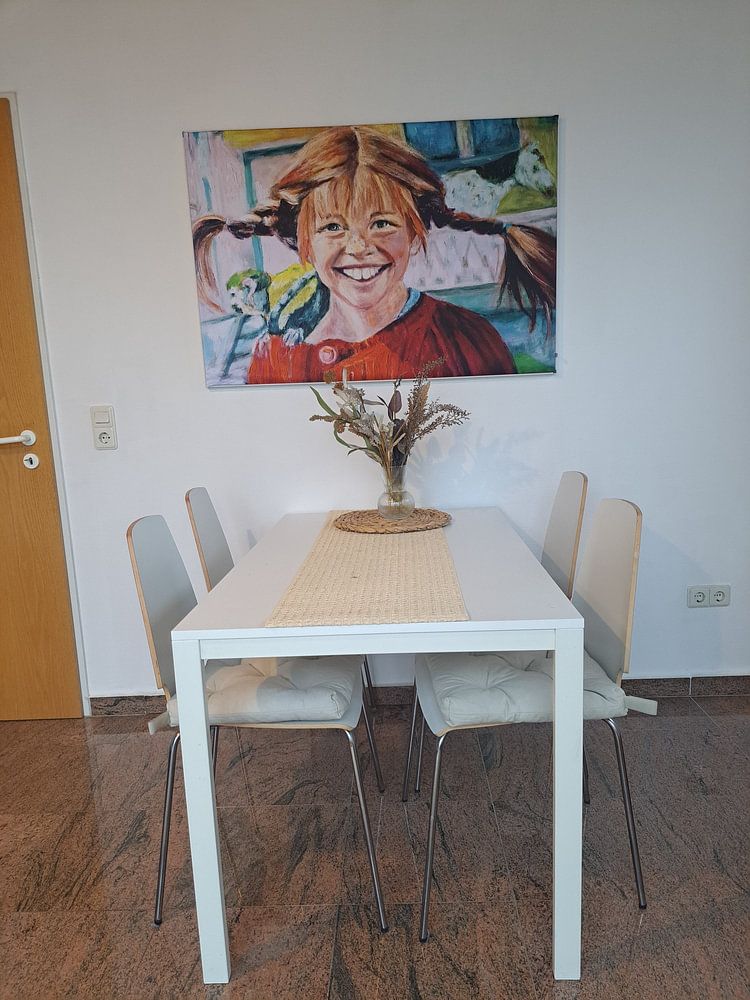 Pippi Longstocking, portrait II  by Paintings Liesbeth Serlie 