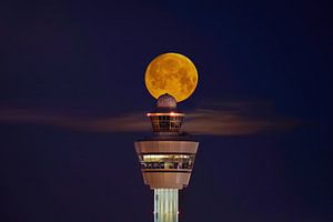 Schiphol  super lune