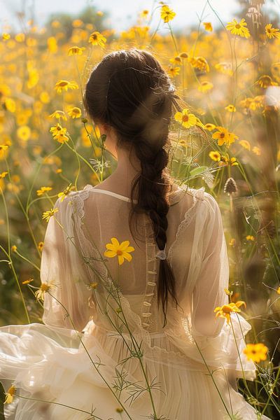 Une liberté florissante sous la lumière du soleil par Poster Art Shop